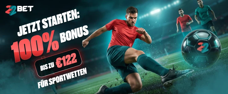 Banner 22bet Desktop